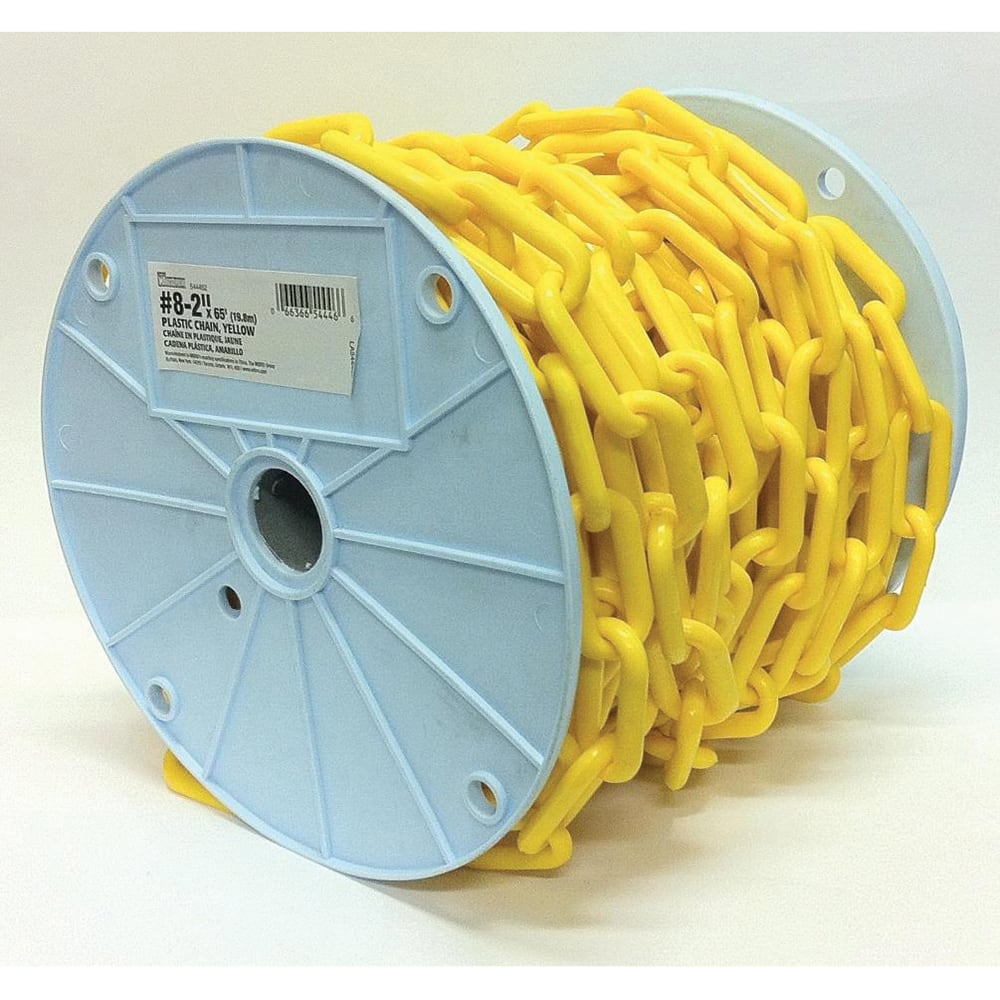 Mibro 544462 Barrier Rope & Chain; Snap End Material: Plastic ; Rope/Chain Color: Yellow 