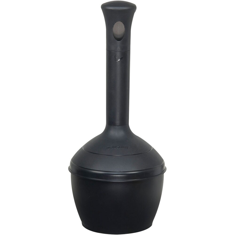 Cigarette-Waste Receptacles & Butt Cans; Type: Cigarette/Cigar Receptacle ; Material: Polyethylene ; Volume Capacity (Gal.): 4.00 ; Wall Mount: No ; Height (Decimal Inch): 38.000000 ; Diameter (Inch): 12