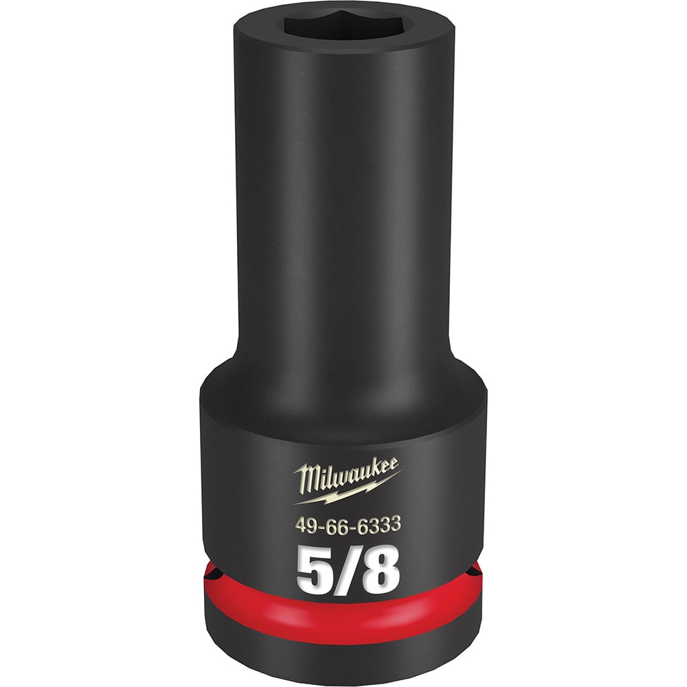 Impact Socket: 3/4" Drive, 5/8" Socket, Hex Drive