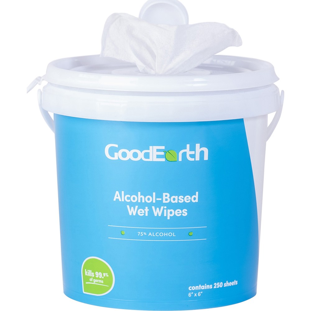 GoodEarth Wipes; Type Alcohol Wipes ; Sheet Length (Inch) 6 ; Sheet
