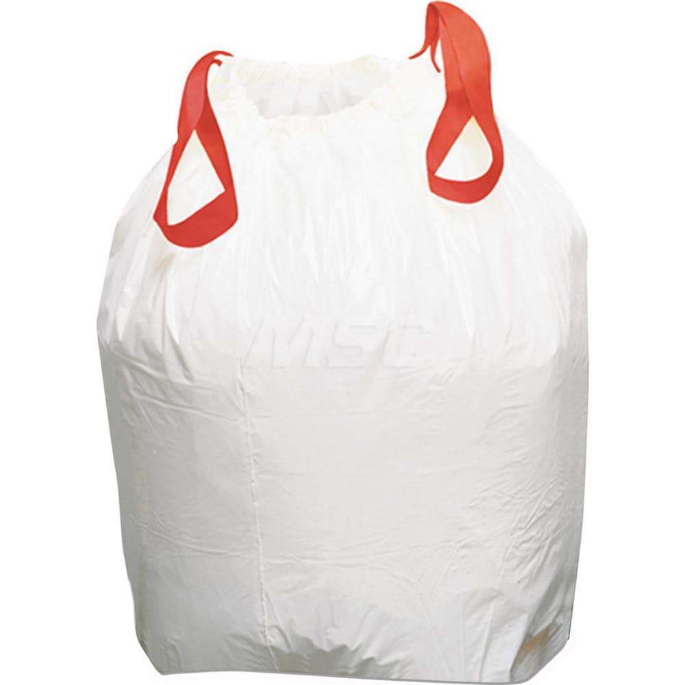 Drawstring High Density Can Liner Trash Bags 13 Gallon, 0.8 mil -  Post-Consumer Waste Safe and Tear-Resistant 100 pcs x 2pack 24″ x 27″