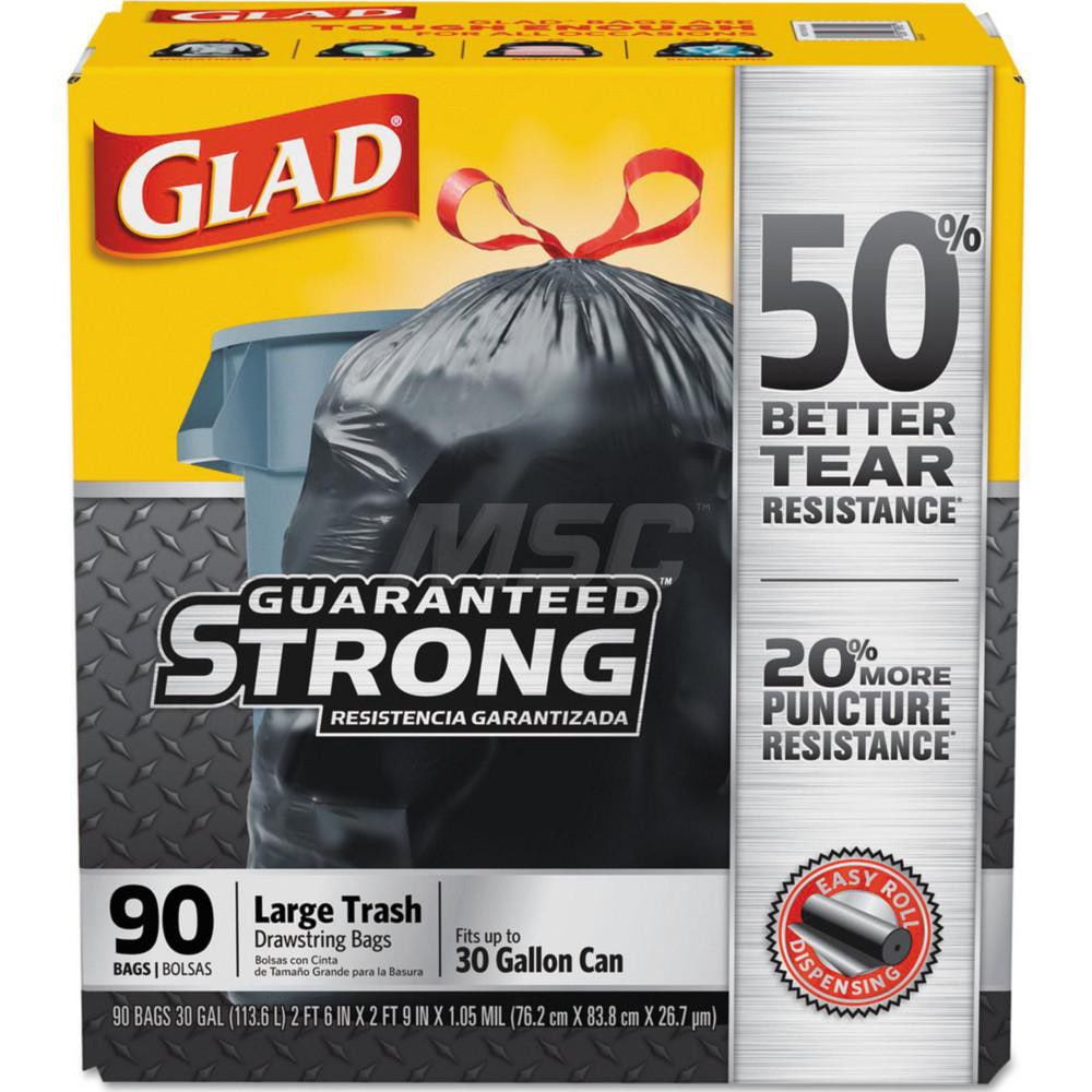 Value Collection - Trash Bags: 30 gal, 1.5 mil, 250 Pack - 53587085 - MSC  Industrial Supply