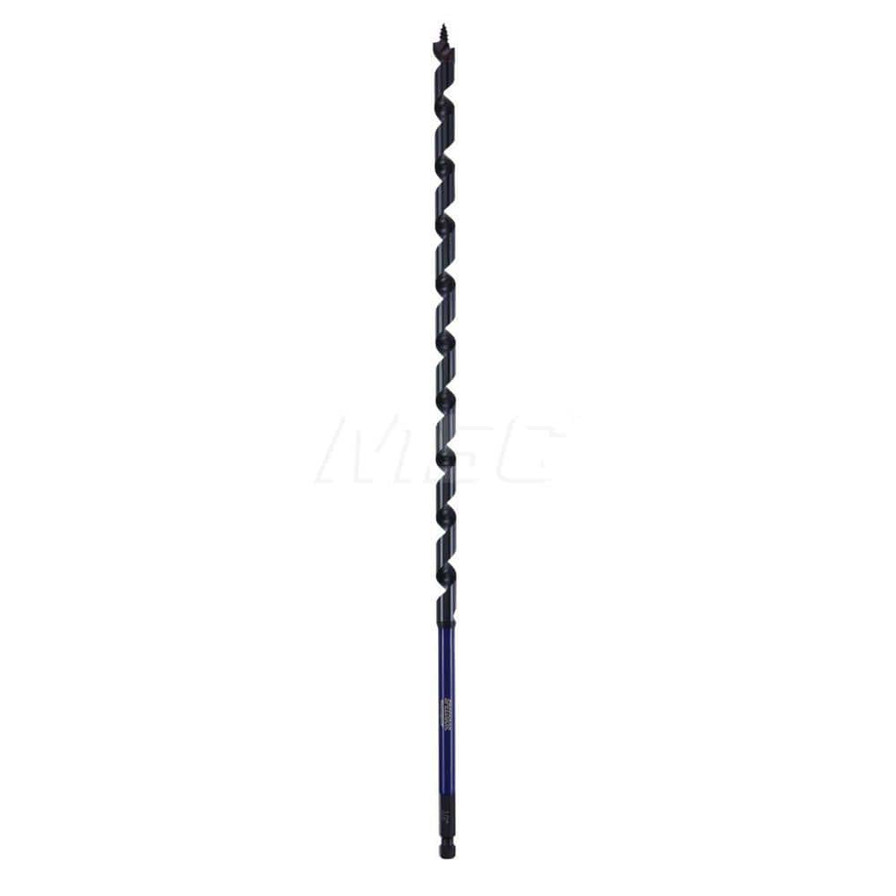 Auger & Utility Drill Bits; Auger Bit Size: 0.5 ; Shank Diameter: 3.0000 ; Shank Size: 3.0000 ; Tool Material: High Speed Steel ; Coated: Coated ; Coating: Oxide