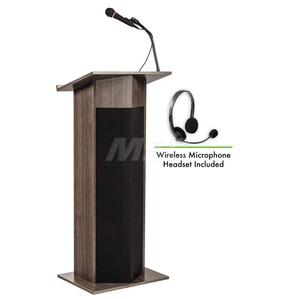 Lecterns; Height (Inch): 46 ; Overall Height: 46 ; Width (Inch): 22 ; Depth (Inch): 17 ; Material: High Pressure Thermal-Fused Laminate On A MDF Core