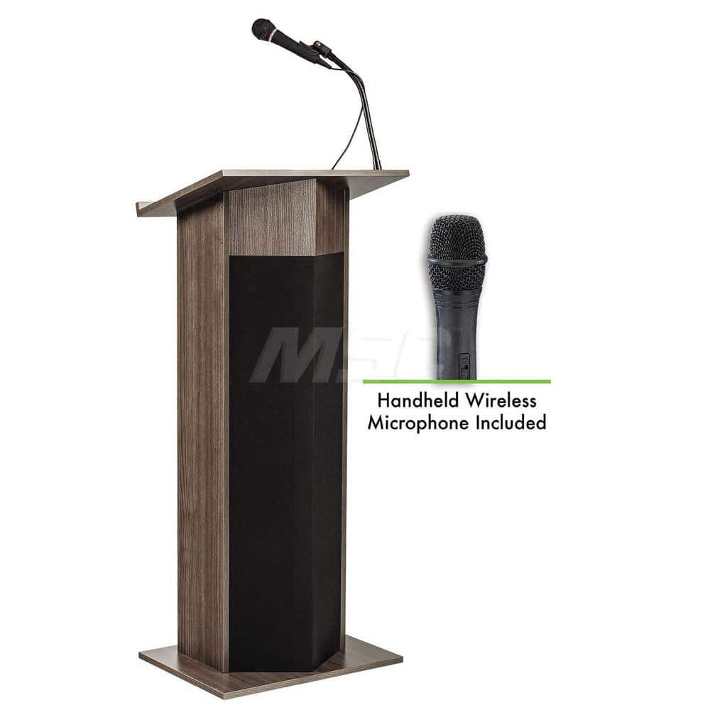 Lecterns; Height (Inch): 46 ; Overall Height: 46 ; Width (Inch): 22 ; Depth (Inch): 17 ; Material: High Pressure Thermal-Fused Laminate On A MDF Core