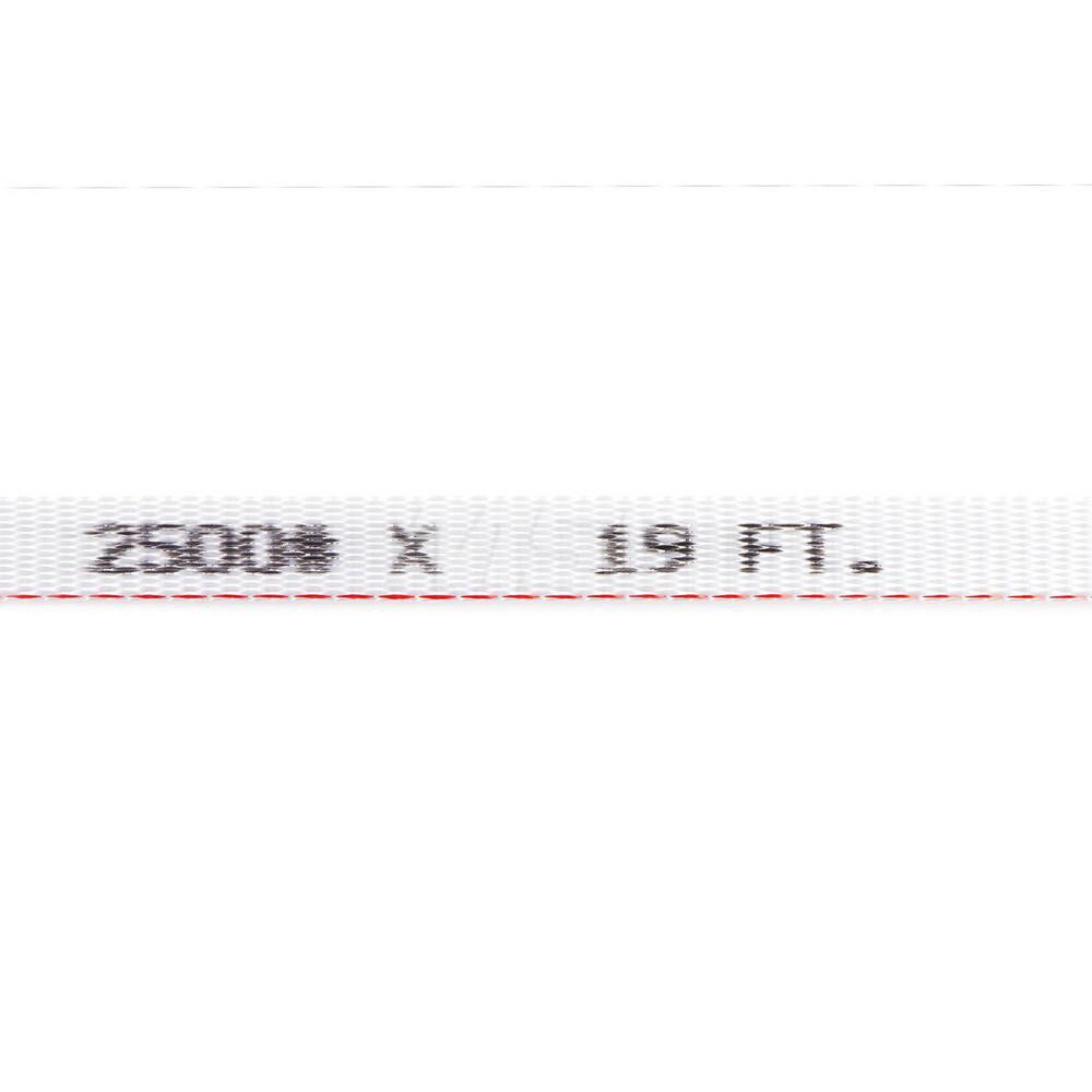 Wire Pulling Line & Conduit Measuring Tape; Line/Tape Type: Pull Tape ; Material: Polyester ; Rope/Tape Diameter (Inch): 3/4 ; Rope/Tape Length (Feet): 3000 ; Breaking Strength (Lb.): 2500 ; Maximum Work Load (Lb.): 2500