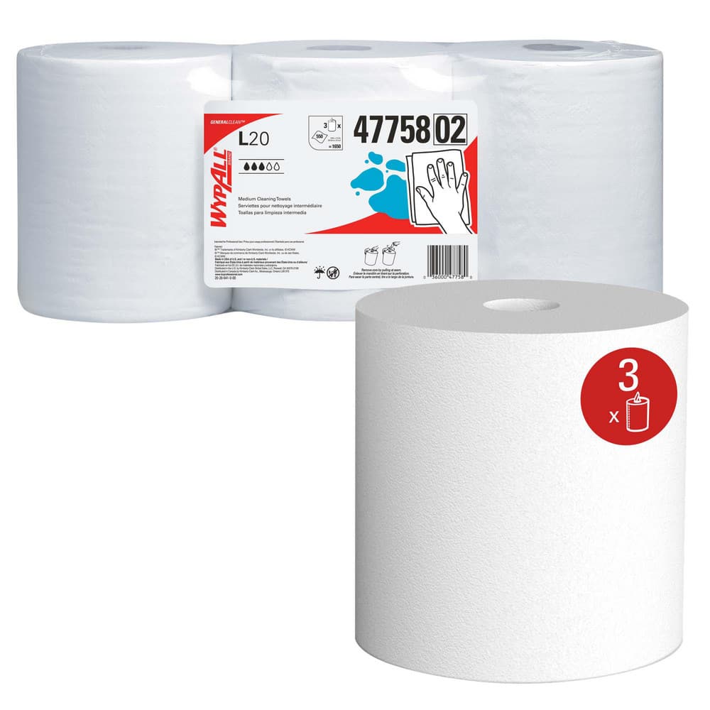 WypAll 47758 Shop Towel/Industrial Wipes: Dry & L20 