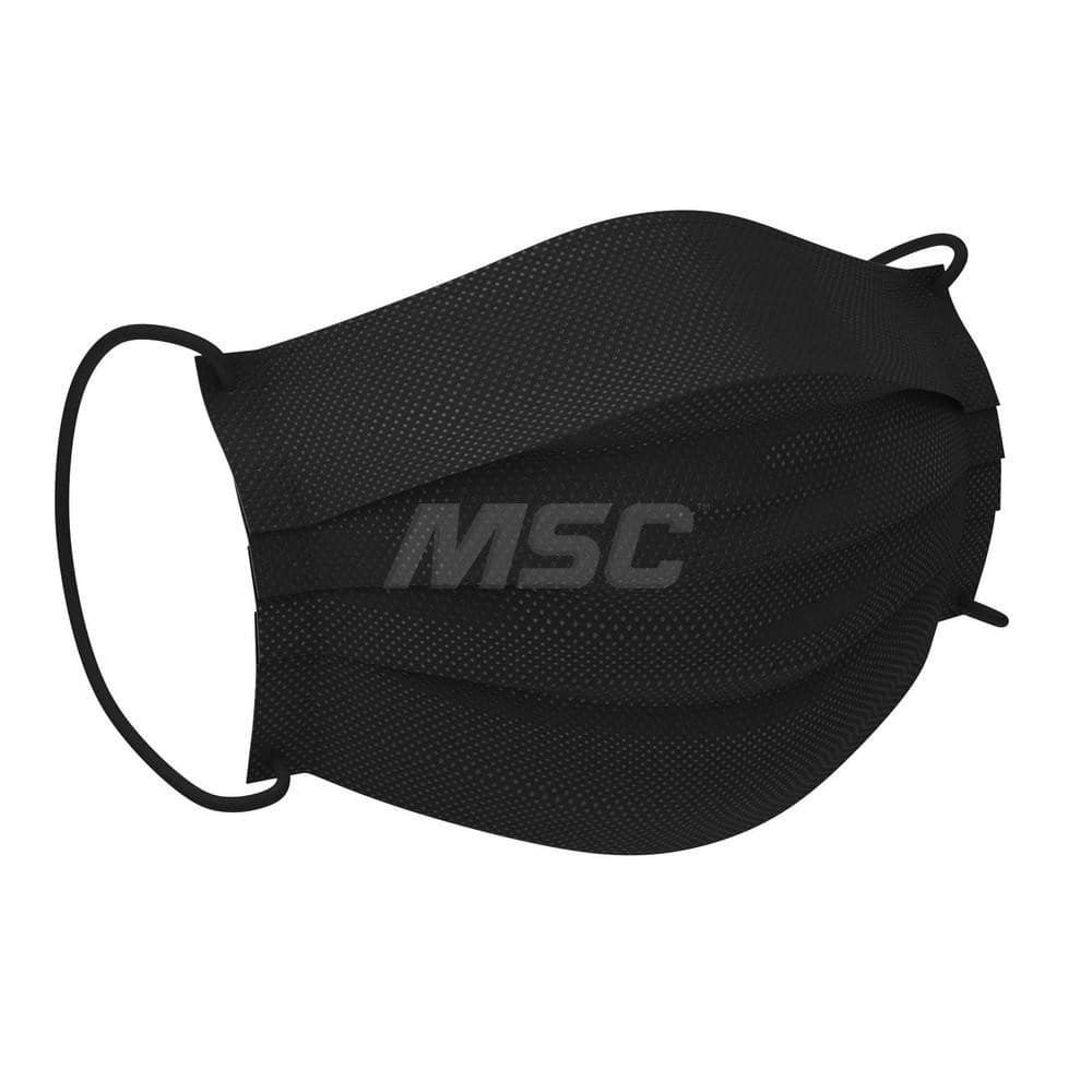 Disposable Nuisance Mask: Contains Nose Clip, Black, Size Universal