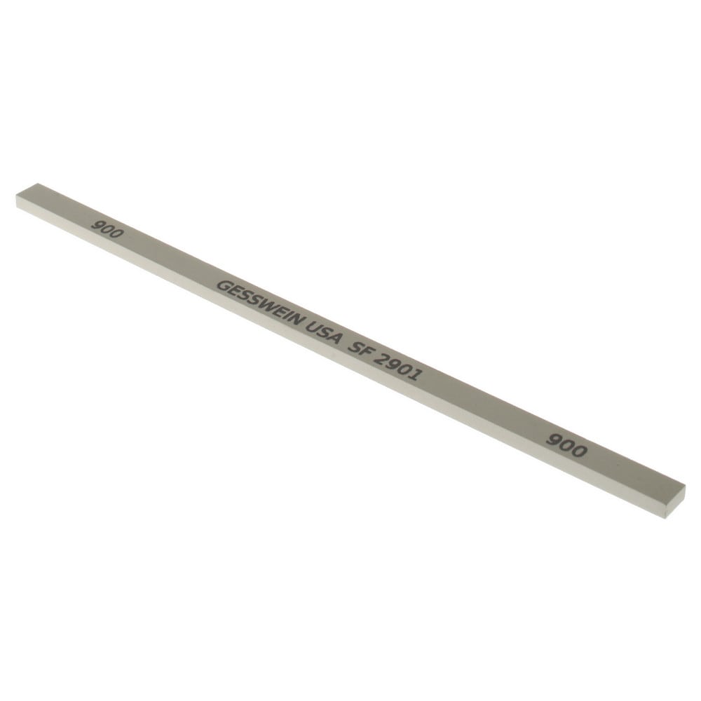 Rectangle Polishing Stone: Aluminum Oxide, 1/4" Wide, 1/8" Thick, 6" OAL