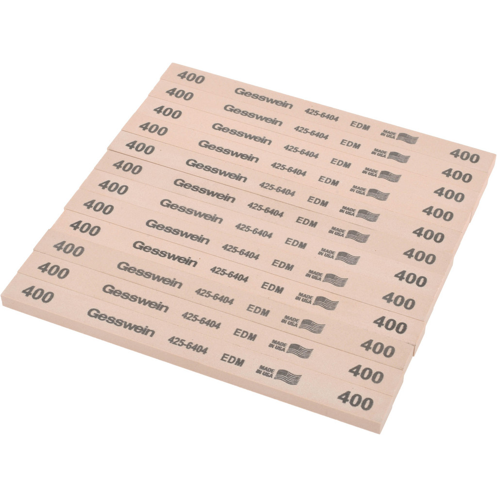 Value Collection 4256404 Rectangle Polishing Stone: Aluminum Oxide, 1/2" Wide, 1/4" Thick, 6" OAL Image