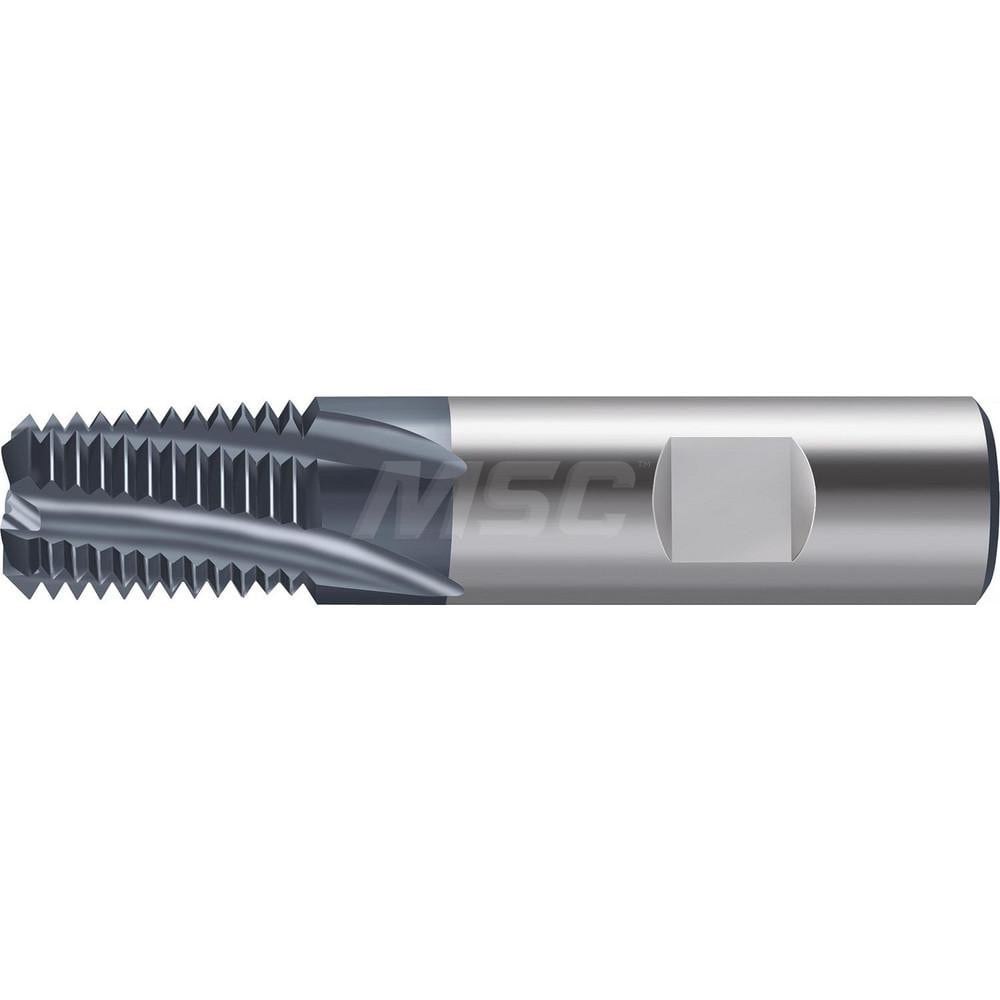 Helical Flute Thread Mill: 1-2-1/2, Internal, 5 Flute, Solid Carbide