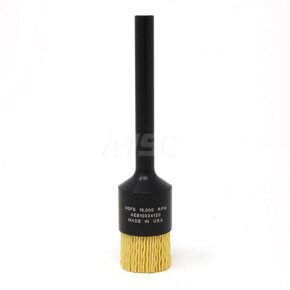 Brush Research Mfg. End Brushes 25.4 mm Dia, 0.04" Wire Dia, Ceramic