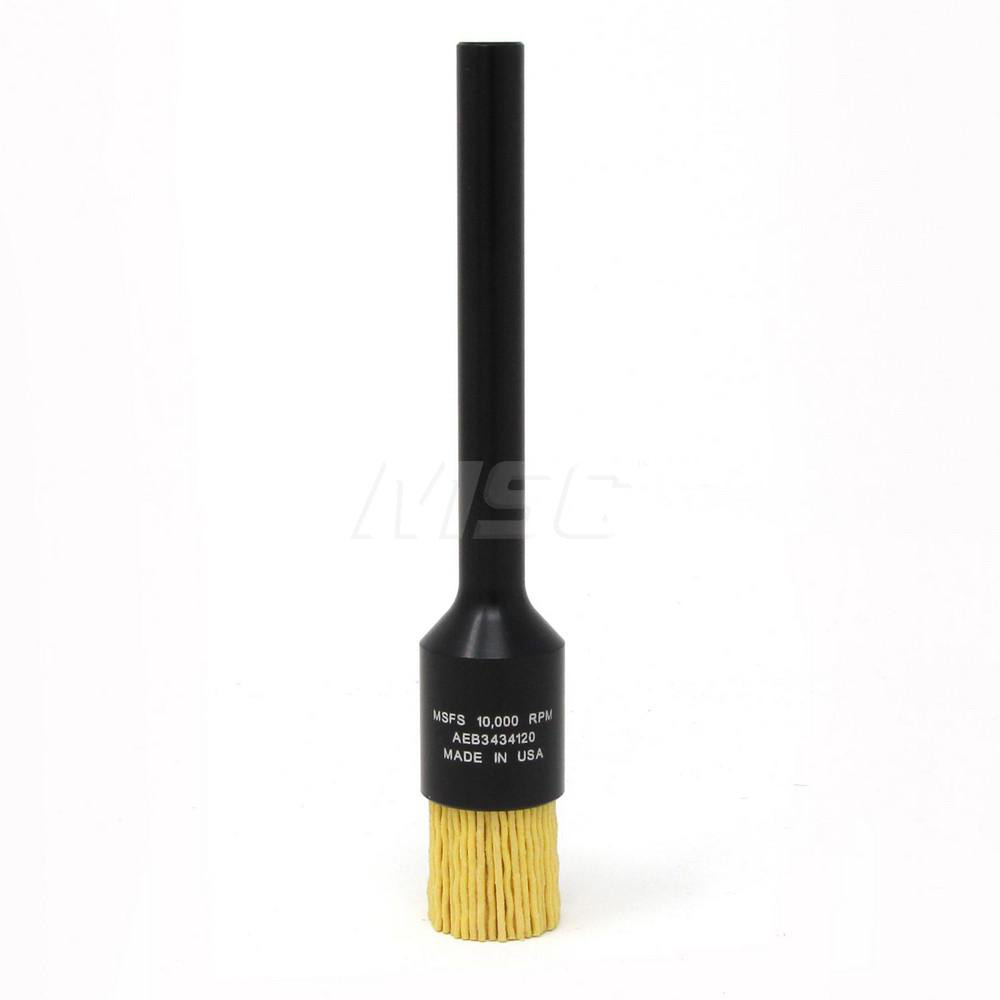 Brush Research Mfg. End Brushes 3/4" Dia, 0.04" Wire Dia, Ceramic