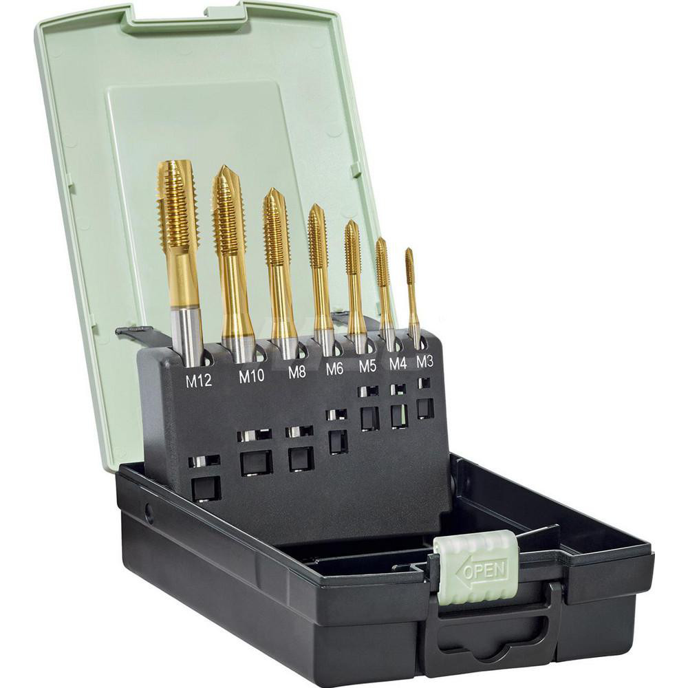 WalterPrototyp Tap Set 3 Flute, Plug, High Speed Steel, TiN Finish