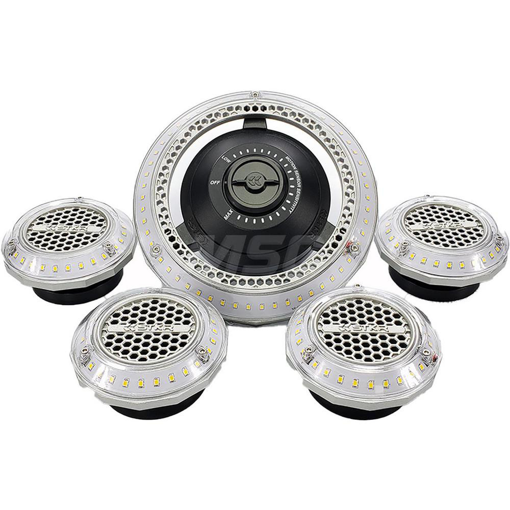 Motion Sensing Light Fixtures; Detection Angle: 360; Number of Heads: 5; Detection Distance (Feet): 20; Lamp Type: LED; Mounting Type: Screw In; Plate; Housing Material: Aluminum; Housing Color: Silver; Wattage (kW): 60; Voltage: 100-240 V; Overall Length (Decimal Inch): 4.1; 7.6