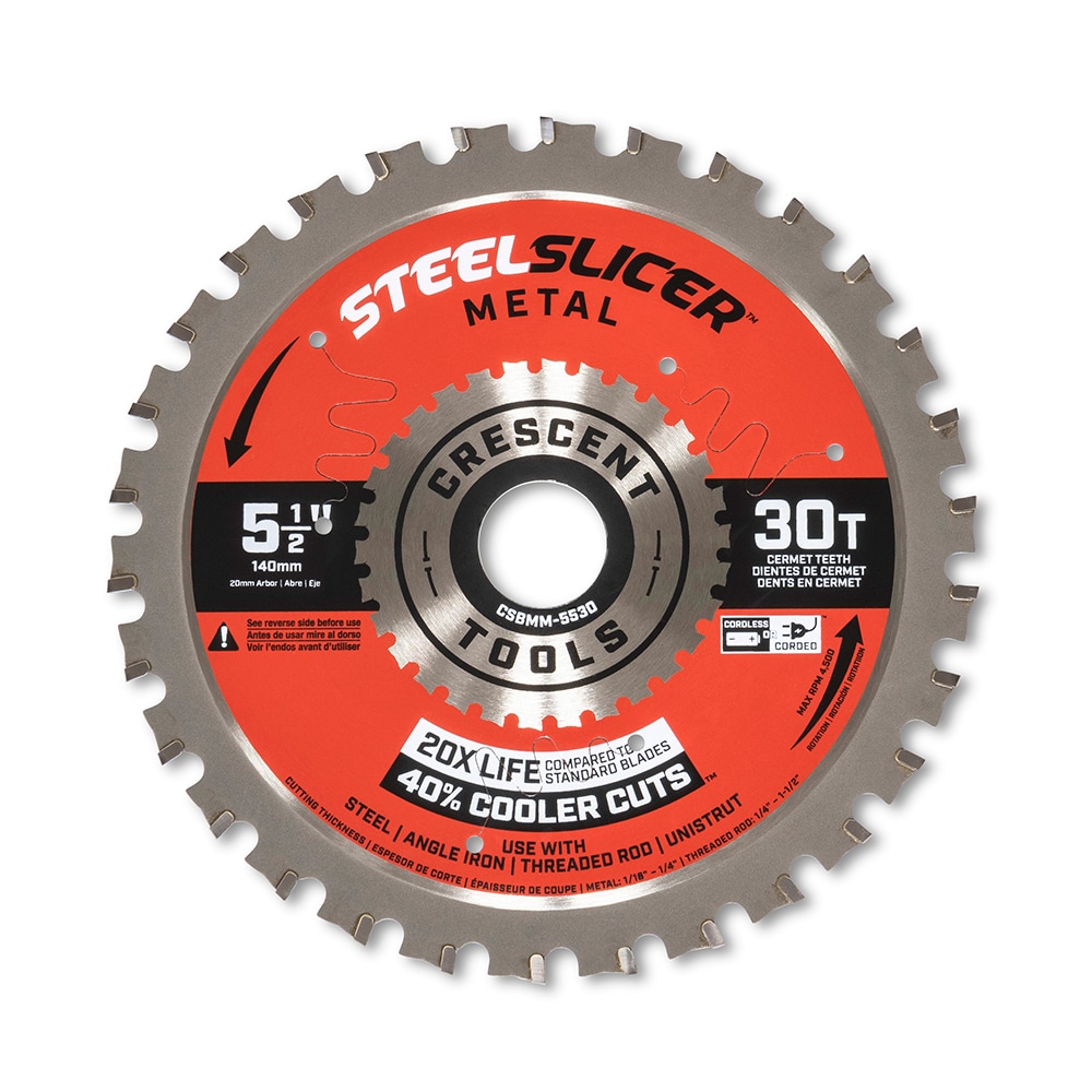 Crescent - Wet & Dry Cut Saw Blade: 5-1/2