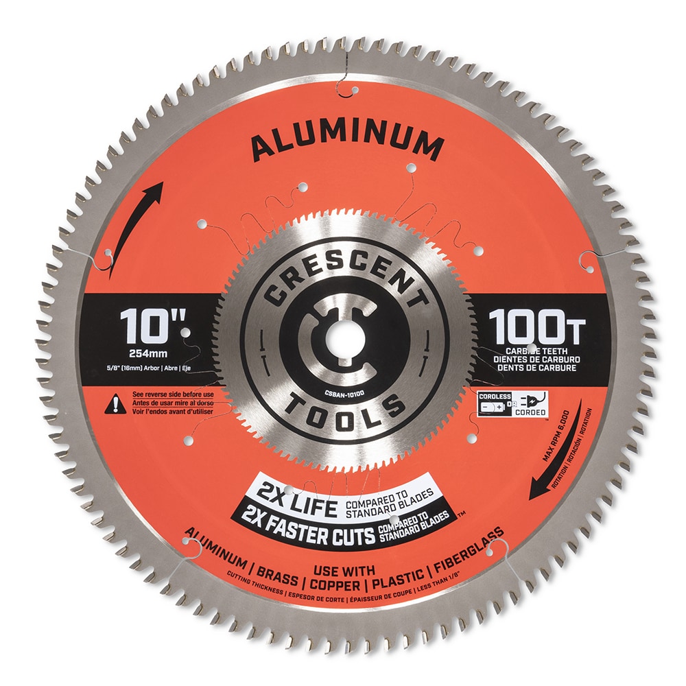 Crescent - Wet & Dry Cut Saw Blade: 10