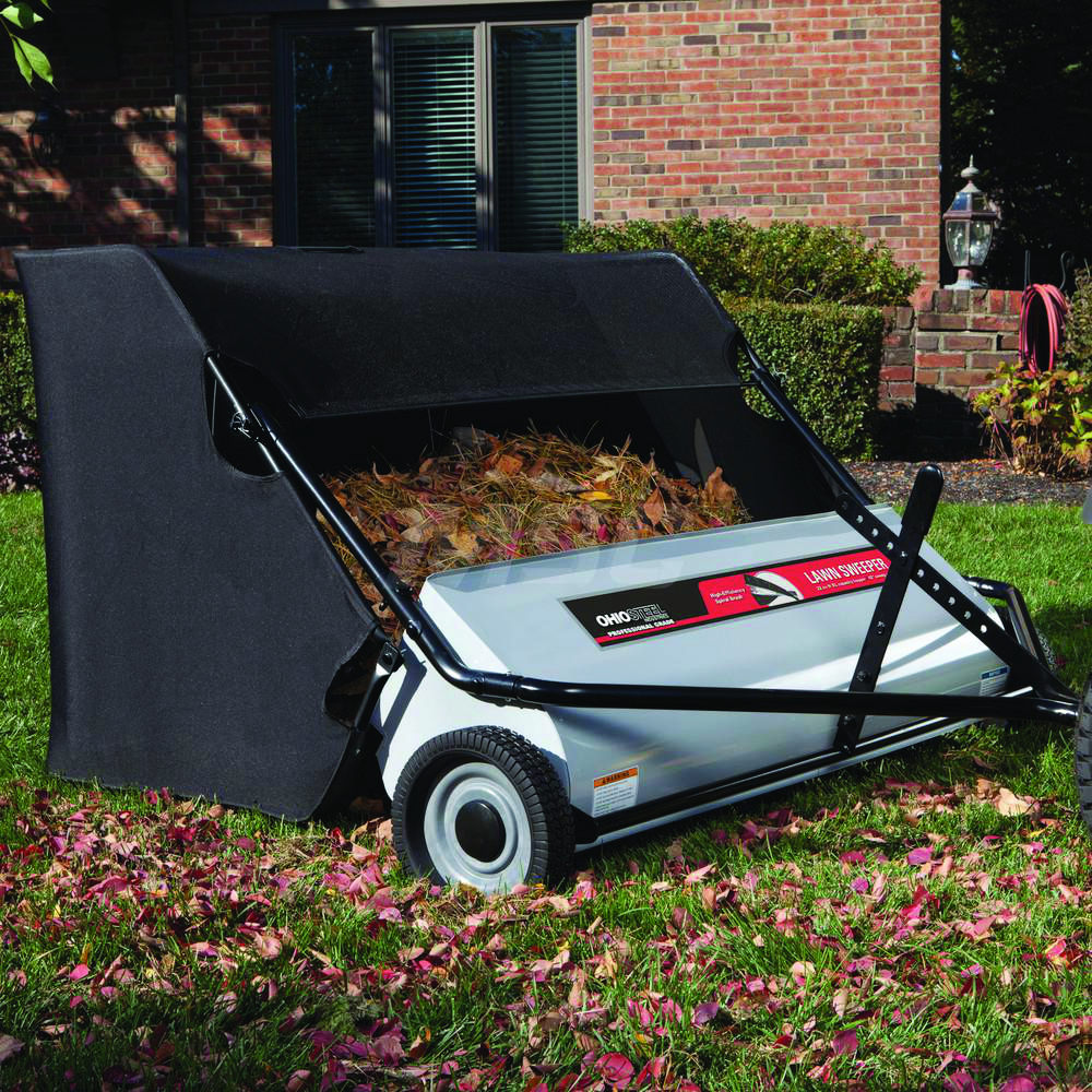 Ohio Steel Lawn Sweepers; Type Towable Lawn Tractor Attachment