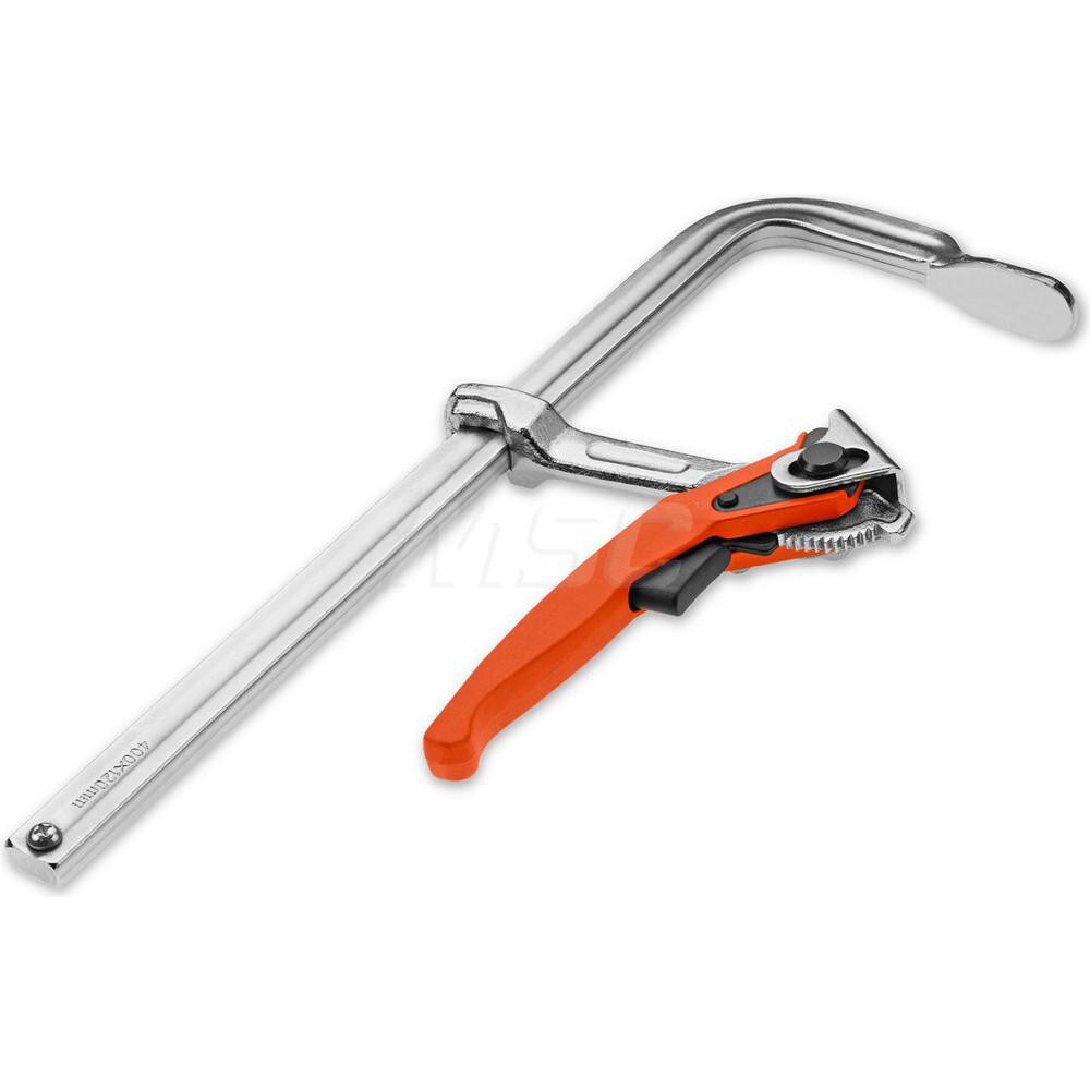 Sliding Arm Bar Clamp: 40" Max Capacity, 4-1/2" Throat Depth