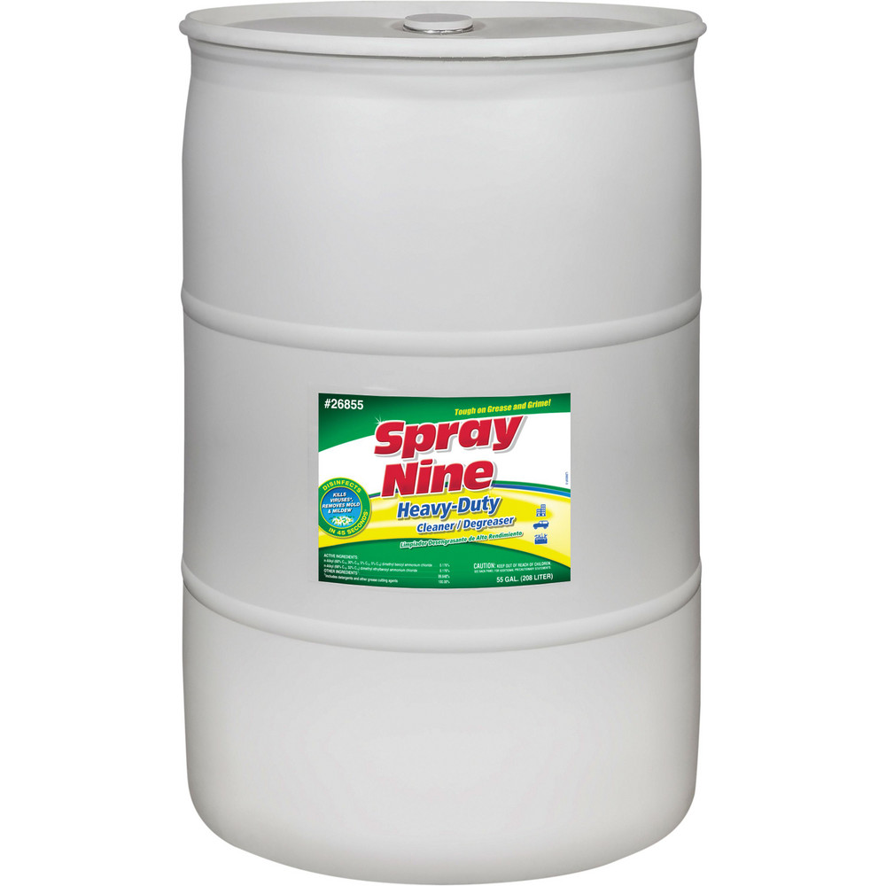 All-Purpose Cleaner: 55 gal, Drum, Disinfectant - Liquid & Aerosol, Concentrate, Ready to Use & Solvent-Based, Citrus Scent