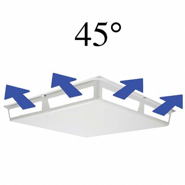 Registers & Diffusers; Type: Air Deflector Vent Cover ; Style: 45 Degree ; Material: Plastic ; Length (Decimal Inch): 24.5 ; Height (Inch): 2.25 ; Diameter (Decimal Inch): 24.0000