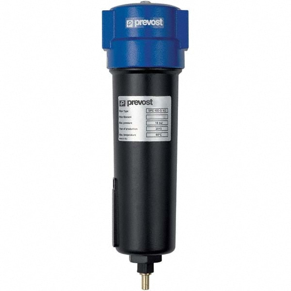 Oil & Water Filter/Separator: FNPT End Connections, 753 CFM, Float Drain, Use on Air