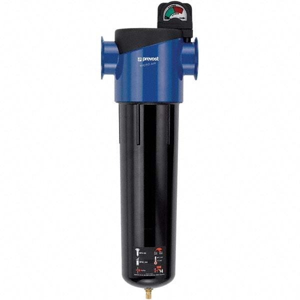 Oil & Water Filter/Separator: FNPT End Connections, 401 CFM, Auto & Float Drain, Use on Air