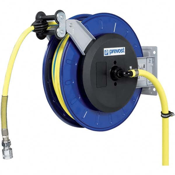 Prevost - Hose Reel with Hose: 1/2″ ID Hose x 65', Spring Retractable -  17488008 - MSC Industrial Supply