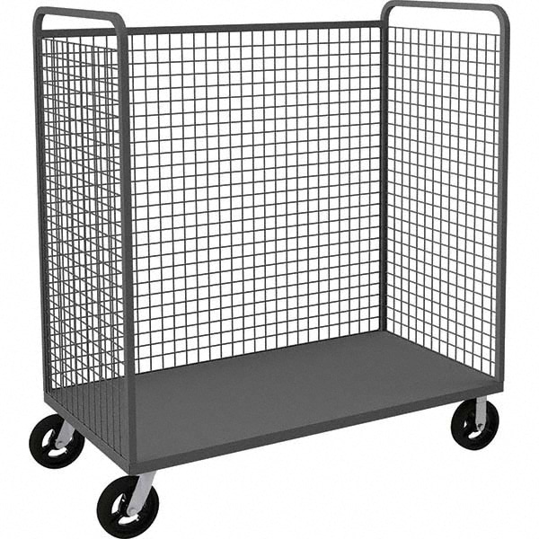 Durham - Drive Utility Cart: Steel, 1600 lb Capacity, Gray | MSC Direct