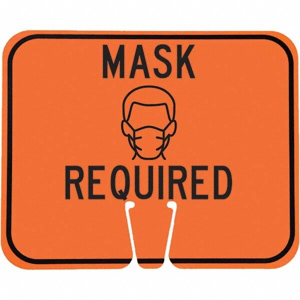 Sign: Rectangle, "Mask Required"