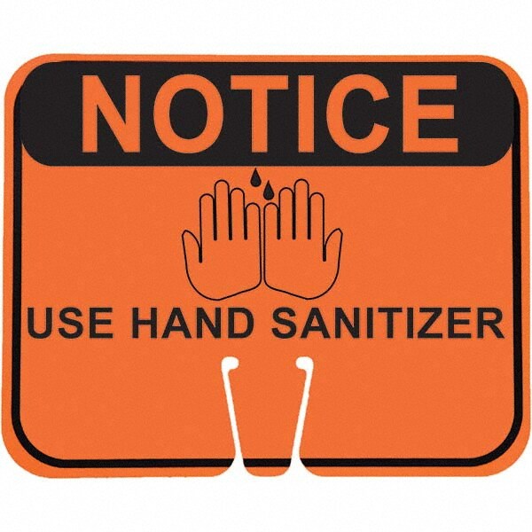 Sign: Rectangle, "Notice Use Hand Sanitizer"