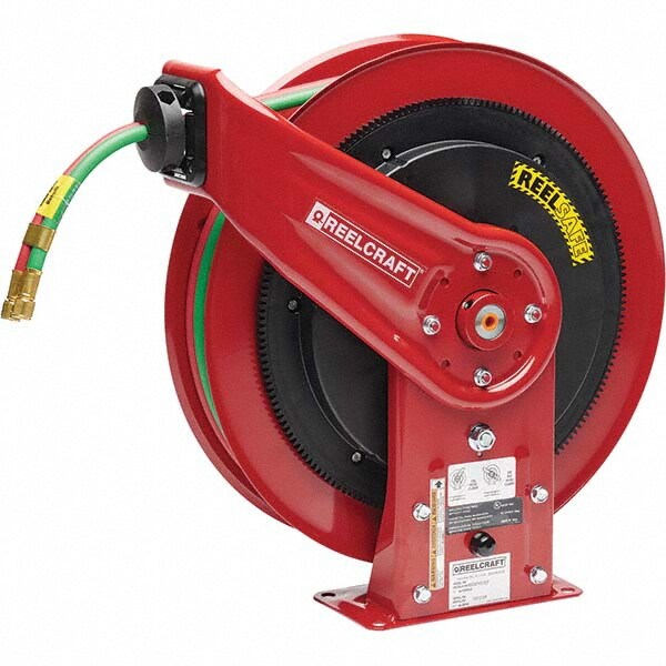 Welding Hose Reels; Length (Inch): 19-3/4 ; Hose Included: Yes ; Hose Length (Feet): 50.00; 50.0 ; Inside Diameter (Inch): 1/4 ; Maximum Working Pressure (psi): 200.0; 200.00