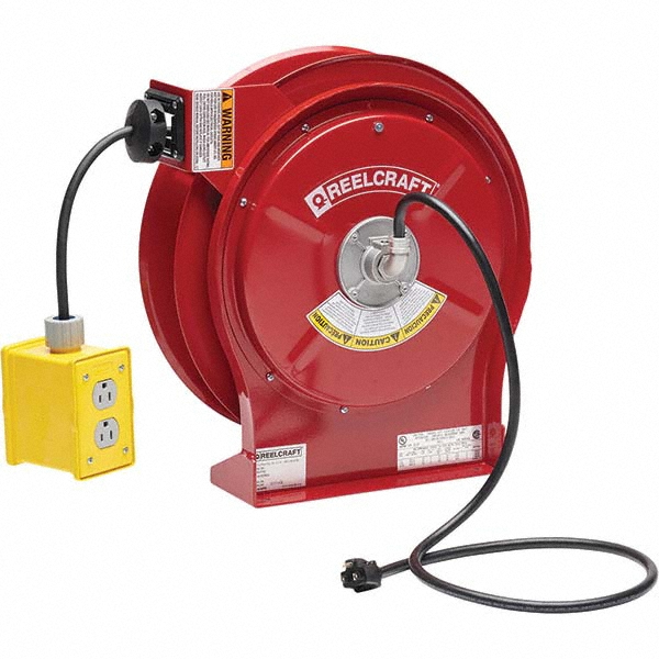 Reelcraft Cord & Cable Reels; End Type Quad Outlet ; Cable Length