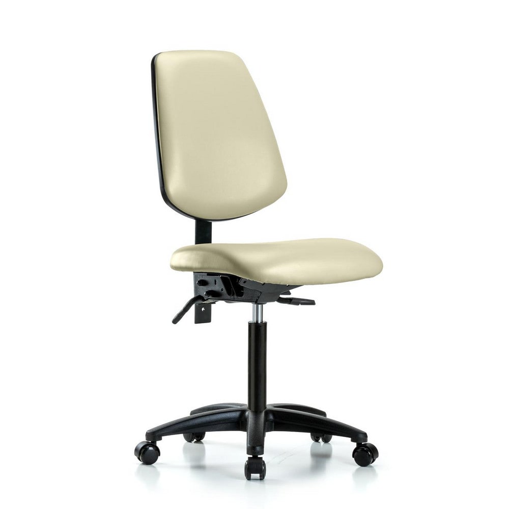 Blue Ridge Ergonomics Task Chair Vinyl Adobe White 17537523