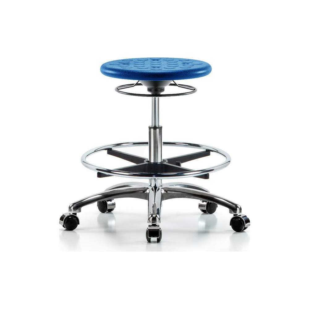 Blue Ridge Ergonomics Lab Stool Polyurethane, 25" Seat Width, 25