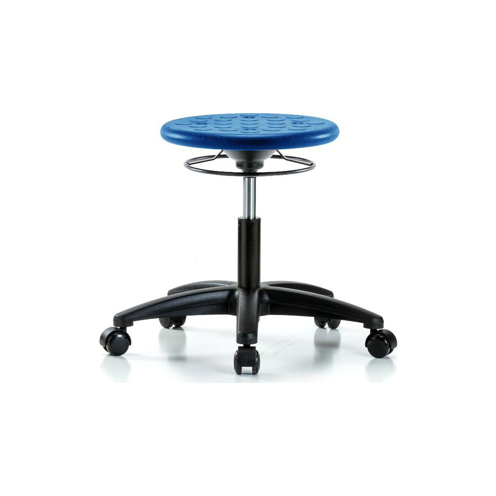 Blue Ridge Ergonomics Lab Stool Polyurethane, 24" Seat Width, 24