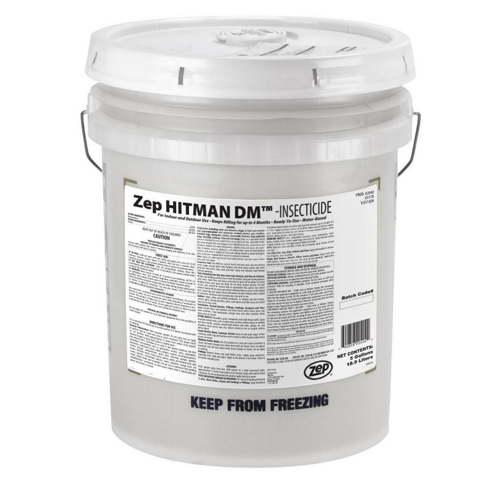 Insecticide for Ants, Bedbugs, Centipedes, Crickets, Firebrats, Lice, Millipedes, Pillbugs, Roaches, Scorpions, Silverfish, Sow Bugs, Spiders & Water Bugs: 5 Gal Pail, Liquid