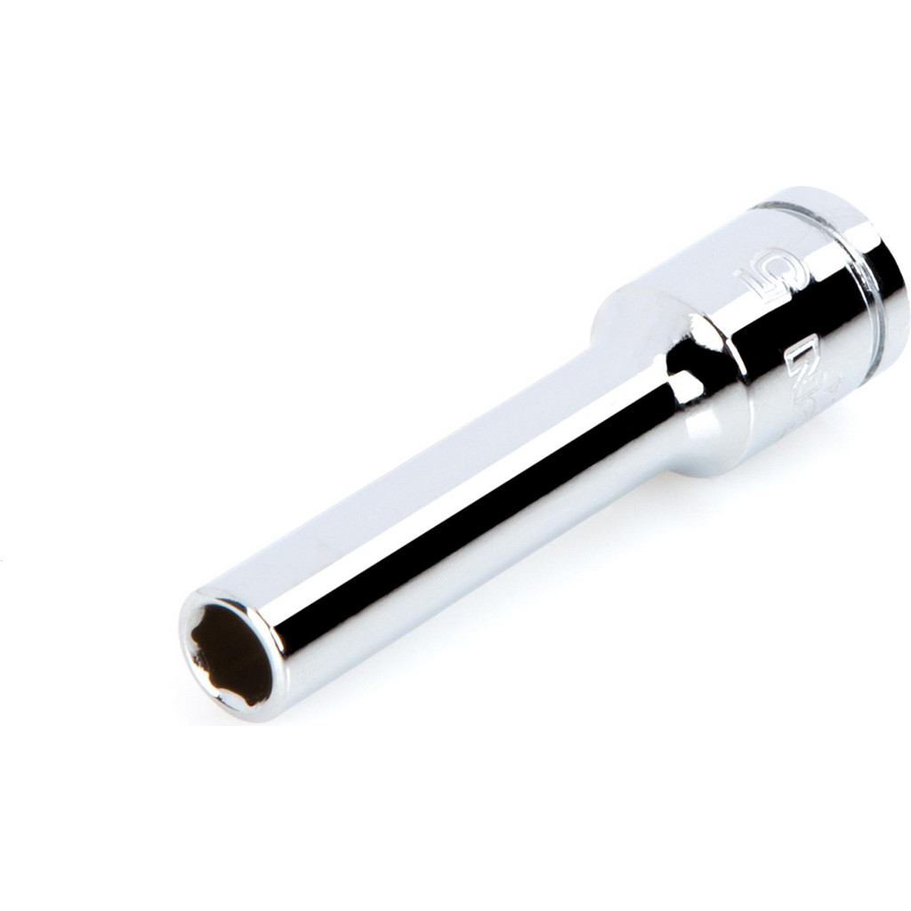 Tekton Hand Sockets; Drive Size (Inch): 1/4 ; Size (mm): 5.0000 ; Type: Deep ; Tool Type: Hand Socket ; Number of Points: 6 ; Finish/Coating: