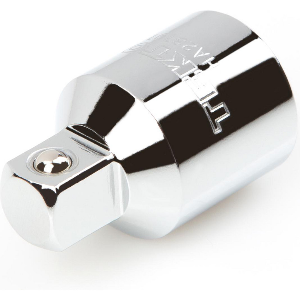 TEKTON 1/2″ Drive (F) X 3/8″ (M) Socket Reducer – Chrome-Plated, Spring-Loaded Ball, SHA23101