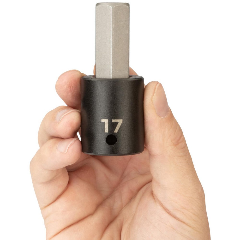 Tekton - 1/2 Inch Drive x 17 mm Hex Impact Bit Socket | MSC