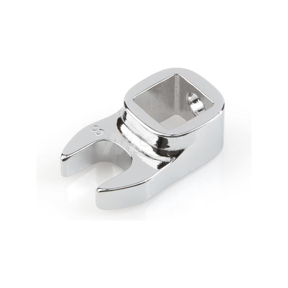 TEKTON 3/8" Drive 8mm Crowfoot Wrench – Made In USA, Electroless Nickel Plated, Corrosion-Resistant