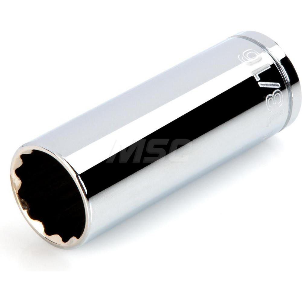 Hand Socket: 1/2" Drive, 13/16" Socket, 12-Point