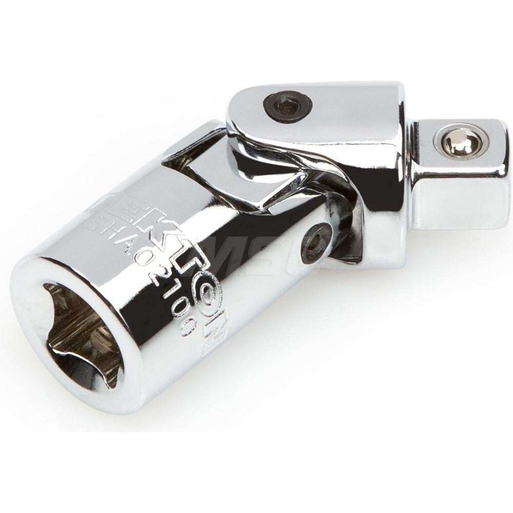 Socket Adapter: Universal Joint, 1/4"