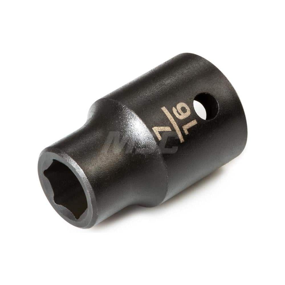 1/2 Inch Drive x 7/16 Inch 6-Point Impact Socket