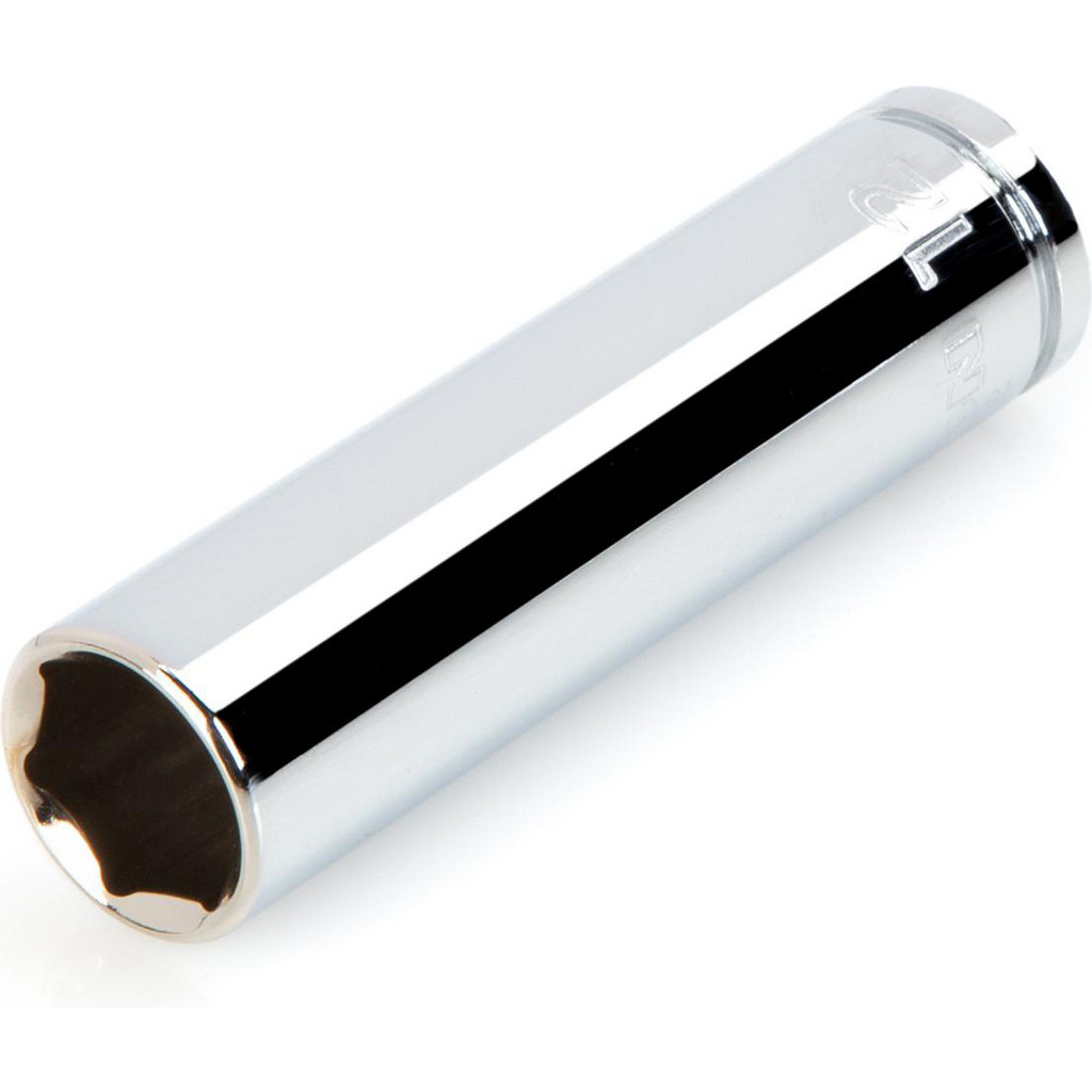 Tekton Hand Sockets; Drive Size (Inch): 3/8 ; Size (mm): 12.0000 ; Type: Deep ; Tool Type: Hand Socket ; Number of Points: 6 ; Finish/Coating: