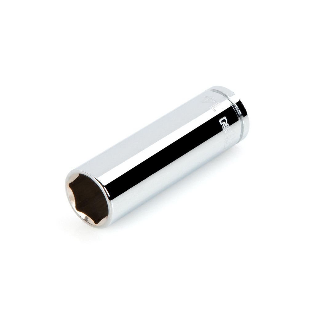 Tekton Hand Sockets; Drive Size (Inch): 3/8 ; Size (mm): 14.0000 ; Type: Deep ; Tool Type: Hand Socket ; Number of Points: 6 ; Finish/Coating: