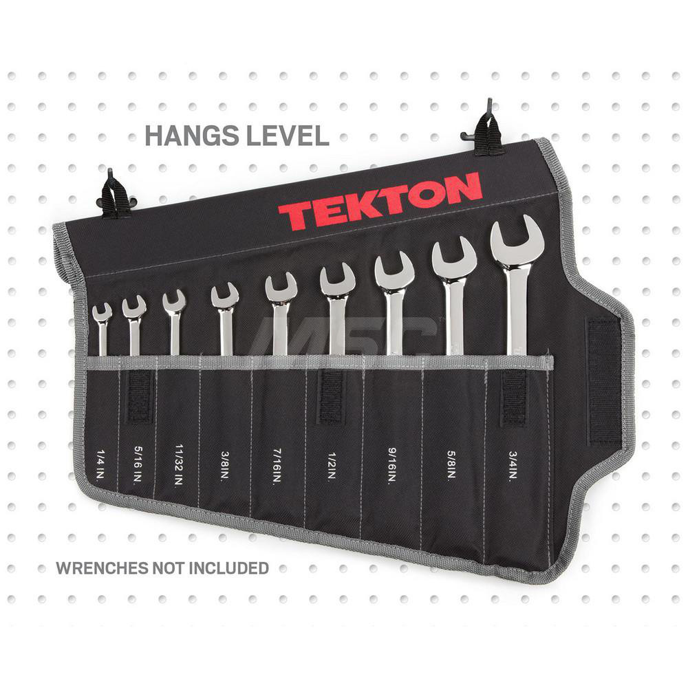 Tekton 9Tool Combination Wrench Pouch (1/43/4 in.) MSC Industrial