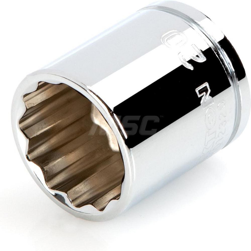Hand Socket: 3/8" Drive, 20 mm Socket, 12-Point