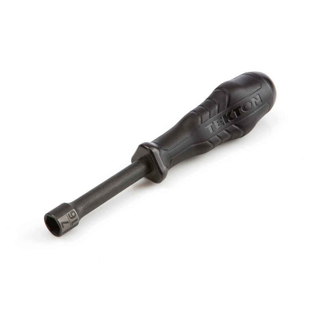Tekton Nutdrivers; Tool Type: High-Torque Nut Driver ; System of Measurement: Inch ; Handle Type: Ergonomic Cushion Grip ; Shaft Type: Solid Shaft