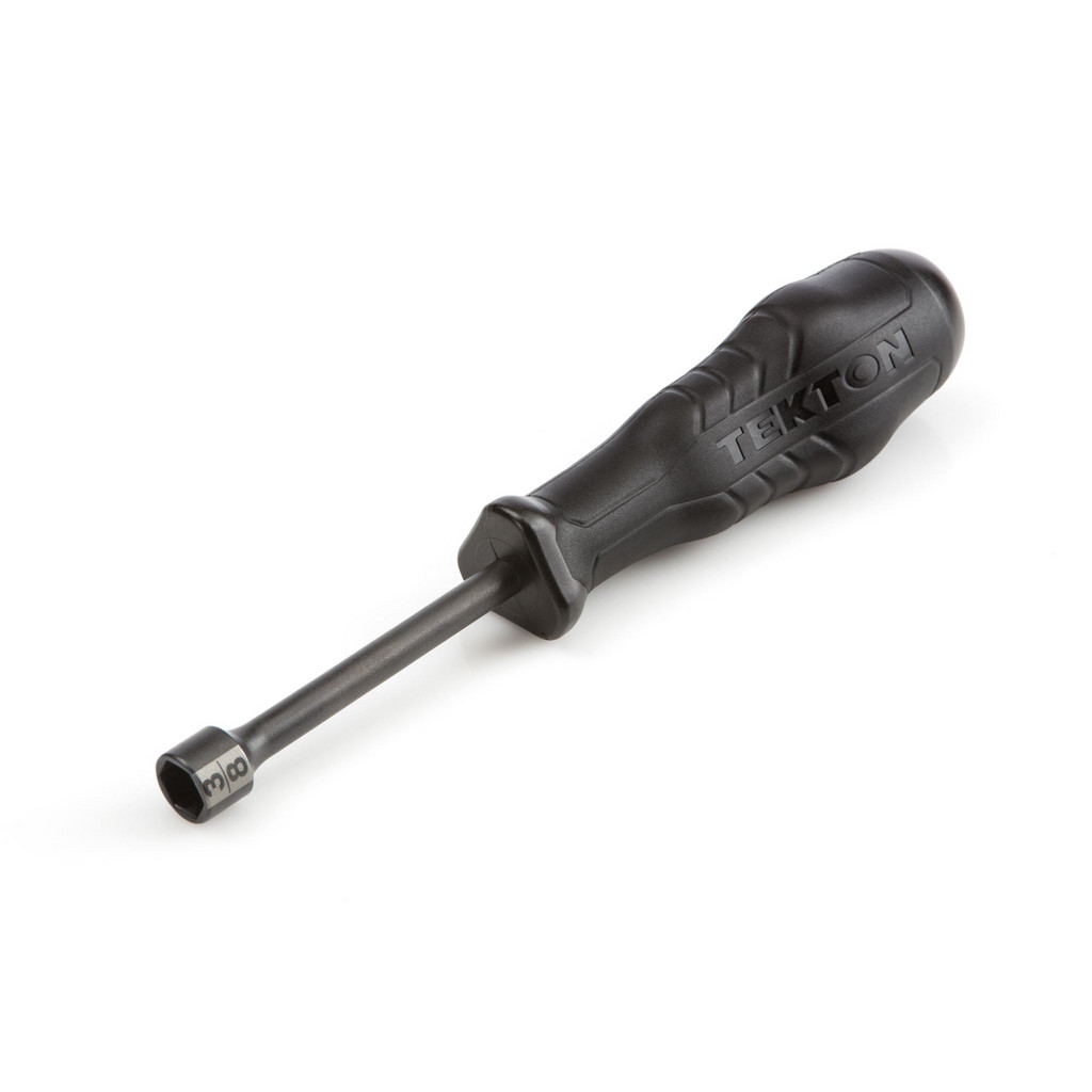 Tekton Nutdrivers; Tool Type: High-Torque Nut Driver ; System of Measurement: Inch ; Handle Type: Ergonomic Cushion Grip ; Shaft Type: Solid Shaft